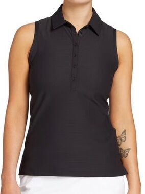 CALIA Women's Fairway Sleeveless Golf Polo 1X